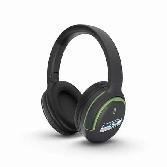‎SOAR NFL Active Noise Cancelling Over The Ear Headphones - Seattle Seahawks