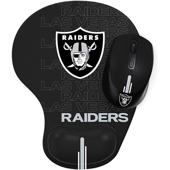 SOAR NFL Mouse and Mouse Pad Combo-Las Vegas Raiders