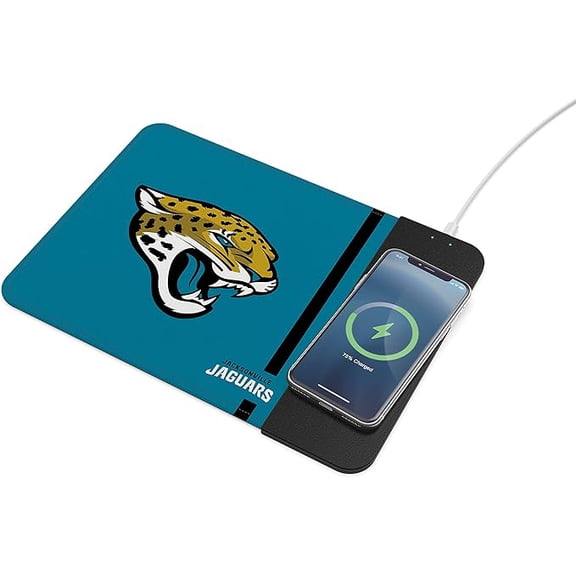 SOAR NFL Wireless Charging Mouse Pad - Jacksonville Jaguars
