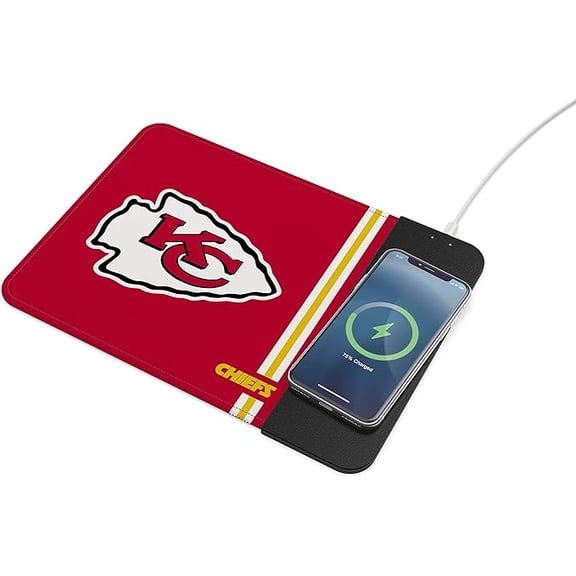 SOAR NFL Wireless Charging Mouse Pad-Kansas City Chiefs