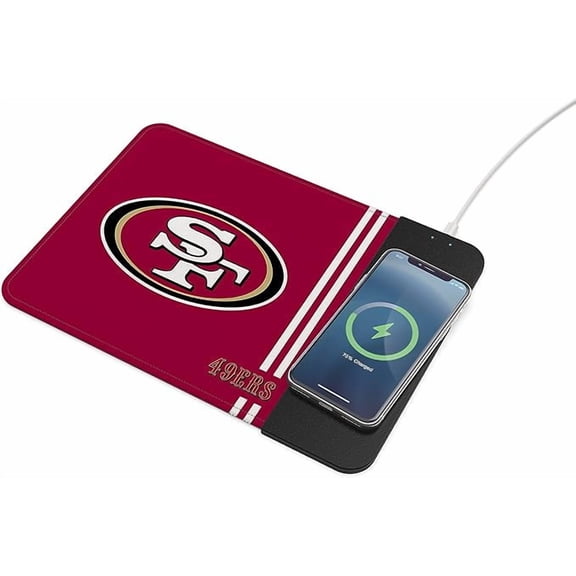 SOAR NFL Wireless Charging Mouse Pad-San Francisco 49ers