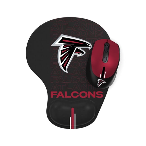 SOAR NFL Wireless Mouse and Mouse Pad with Gel Wrist Rest