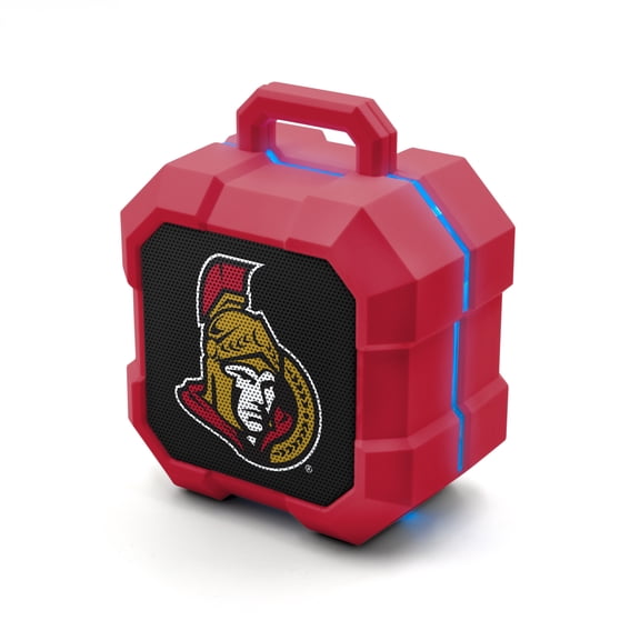 SOAR NHL Detroit Red Wings ShockBox LED Wireless Bluetooth Speaker-Ottawa Senators