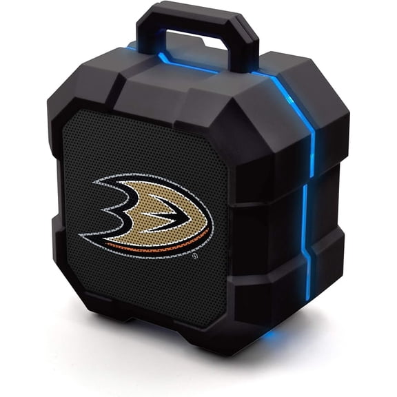 SOAR NHL Shockbox LED Wireless Bluetooth Speaker - Anaheim Ducks