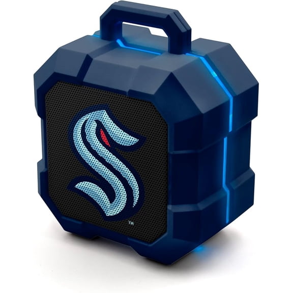 SOAR NHL Shockbox LED Wireless Bluetooth Speaker - Seattle Kraken