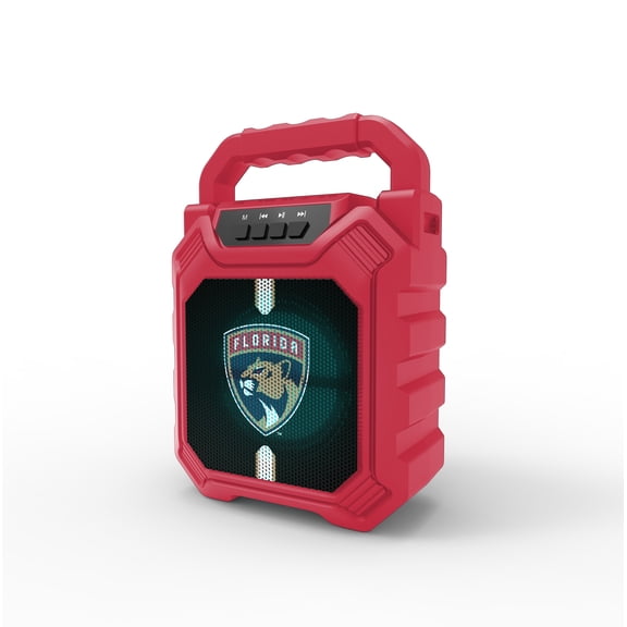 SOAR NHL LED ShockBox Wireless Bluetooth Speaker with FM radio-Florida Panthers