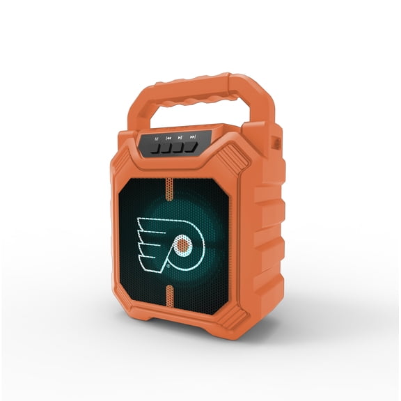 SOAR NHL LED ShockBox Wireless Bluetooth Speaker with FM radio - Philadelphia Flyers