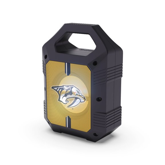 SOAR NHL ShockBox XL LED Wireless Bluetooth Speaker-Nashville Predators