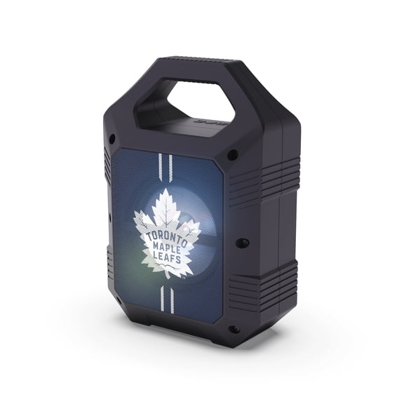 SOAR NHL ShockBox XL LED Wireless Bluetooth Speaker-Toronto Maple Leafs