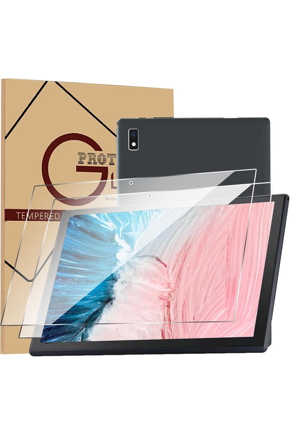 2PCS Tempered Glass Screen Protector for AOCWEI B29 X900/ BYYBUO SmartPad A10_L Tablet 10.1/ KADYBE D115/ EITOMIN D115/ YLEEBG TAB10/ FIEKVE JF1001/ GOODTEL G10/ DEERTiME E6/ JUEDUR R900