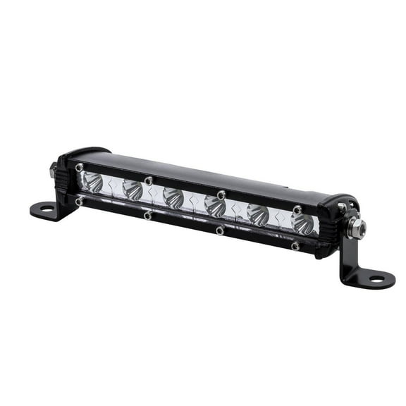 SOATUTO 7 Inch Slim LED Light Bar 18W Single Row Light Bars Spot Flood Combo Beam 3800LM Ultra-Thin Off Road Driving Work Lights for Pickup ATV Truck Roof Bumper