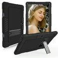 thumbnail image 1 of SOATUTO for Aoyodkg Tab A22 10.1 Case , Shock-Resistant Rugged Hybrid Kids Friendly Sturdy Shell Built-in Stand for Meberry M7 / Awow UTBook / Logic T10L JUSYEA J5-W 10.1 inch Tablet - Black+Black, 1 of 6