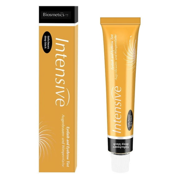 SOATUTO Biosmetics Intensive Eyelash & Eyebrow Tint Dye Tube XXL 20ml Made in Germany / US Fast Shipping - Deep Black