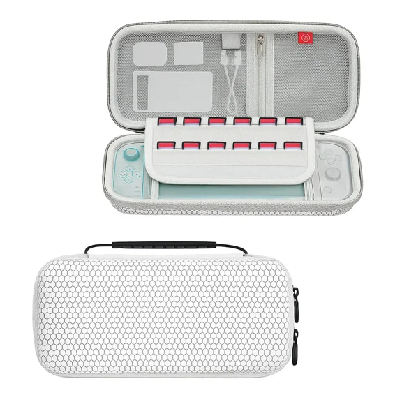 SOATUTO Carrying Case for Nintendo Switch 2 (2025), Large Capacity Protective Hard Shell Portable Travel Case Pouch for Switch 2, with 12 Game Card Slots and Pockets for Console & Accessories