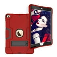 thumbnail image 1 of SOATUTO Case for New iPad 9th Generation iPad 8th Generation iPad 7th Generation Built-in Kickstand Dual Layer Shockproof Kids Friendly Case for Apple iPad 10.2 inch 2021/2020/2019 - Red+Black, 1 of 6