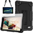 thumbnail image 1 of SOATUTO Case for Sunshine T1 Elite/Foxx T8/Qlink Scepter 8/Sky Pad 8/NUU Tab 8/Sky Devices Elite OctaX/Sky Devices Elite T8 Plus/Xmobile X8/Sky Devices with screen protector (Black/Black/1 PC), 1 of 7