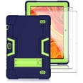 thumbnail image 1 of SOATUTO Case for Vankyo Z4 Pro tab Case with Tempered Glass Screen Protector , Heavy-Duty Hybrid Case Built-in Stand for Vankyo MatrixPad Z4 Vankyo Z4 Pro Llltrade 10 inch Tablet - Navy+Green/2 Pcs, 1 of 6