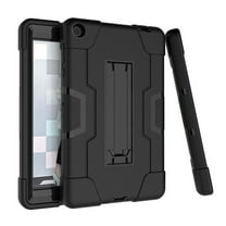 SOATUTO Case for Walmart Onn 8 Pro 8 Inch Tablet, Heavy Duty Drop Proof and Shock Resistant Rugged Hybrid Case Built-in Stand, for Walmart Onn 8 Inch Tablet Model 100003561 - Black Black