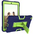 thumbnail image 1 of SOATUTO Case for Walmart Onn 8 Pro 8 Inch Tablet, Heavy Duty Drop Proof and Shock Resistant Rugged Hybrid Case Built-in Stand, for Walmart Onn 8 Inch Tablet Model 100003561 - Navy+Green, 1 of 6