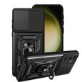 thumbnail image 1 of SOATUTO Compatible With Samsung Galaxy S23 FE 5G Case With Slide Camera Cover & Kickstand For Samsung S23 FE 5G Case [Military-Grade] Phone Case for Samsung Galaxy S23 FE 5G - Black, 1 of 6