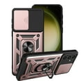 thumbnail image 1 of SOATUTO Compatible With Samsung Galaxy S23 FE 5G Case With Slide Camera Cover & Kickstand For Samsung S23 FE 5G Case [Military-Grade] Phone Case for Samsung Galaxy S23 FE 5G - Rose Gold, 1 of 2