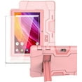 thumbnail image 1 of SOATUTO for Dragon Touch K10 Tablet Case with Screen Protector 、GTYD Tablet、Foren-Tek Tablet、TAGITAL Tab 10 inch Case Rugged Hybrid Armmor Case and Tempered Glass Screen Protector- Rose Gold/1 Pcs, 1 of 6