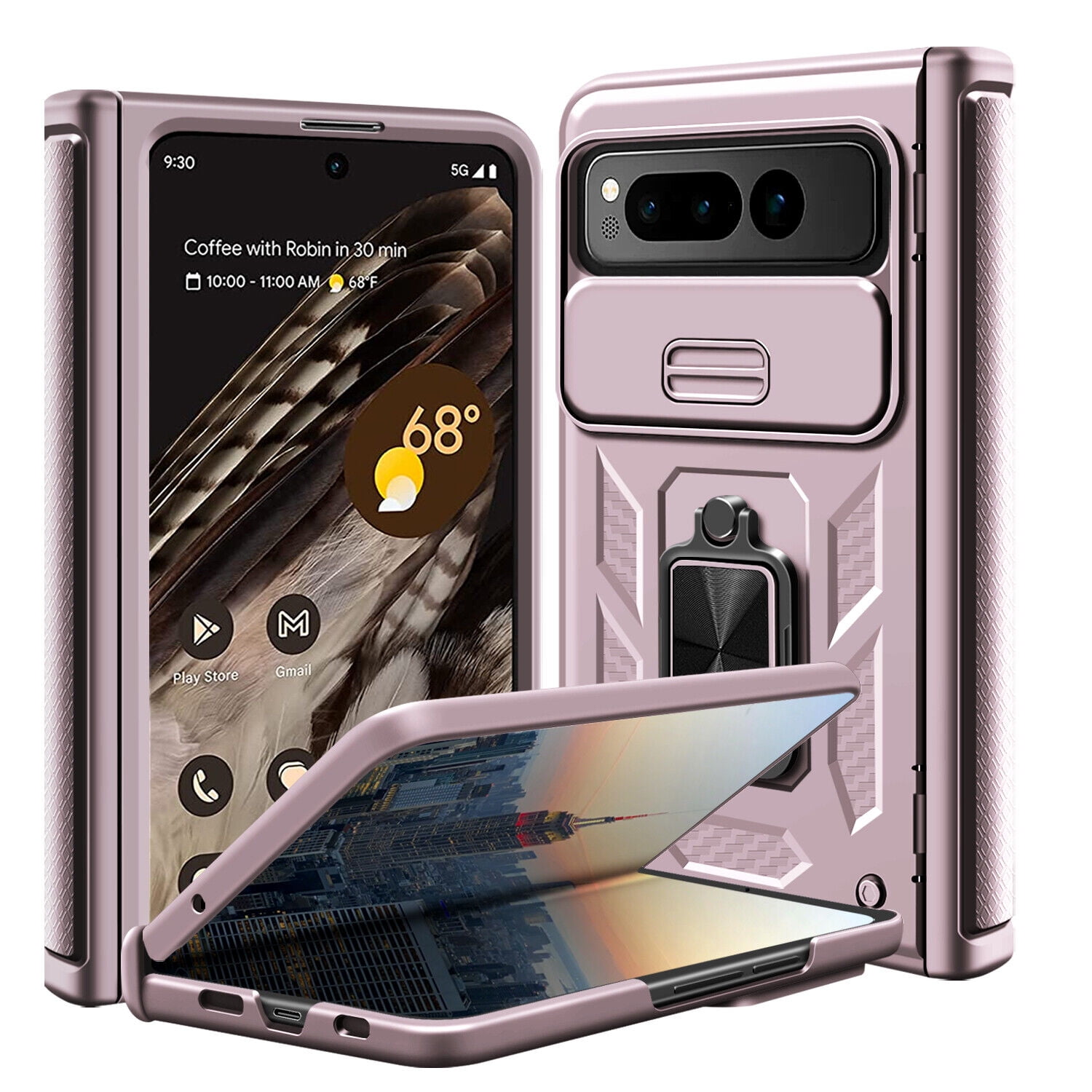 SOATUTO For Google Pixel Fold 5G 7.6 inch Case with Hinge Protection ...