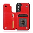 thumbnail image 1 of SOATUTO For Samsung S22 Plus 5G 6.6 inch Phone Case Wallet Case with Card Holder PU Leather Card Slots Case, Double Magnetic Clasp Durable Shockproof Cover For Samsung Galaxy S22 Plus 5G 6.6" - Red, 1 of 9