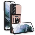 thumbnail image 1 of SOATUTO For Samsung S23 Plus Phone Case Military Grade Drop Rugged Cover With Camera Slide Anti-Scratch Protective 360° Rotate Kickstand Sturdy Shockproof Case For Samsung Galaxy S23 Plus - Rose Gold, 1 of 6