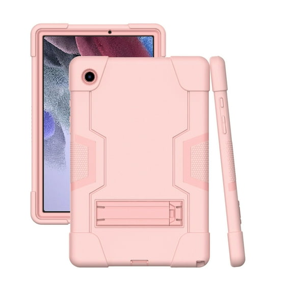 SOATUTO For Samsung Tab A8 Case Drop-proof Shock-Resistant Rugged Hybrid Kids Friendly Cover Built-in KickStand For Samsung Galaxy Tab A8 Case 10.5 Inch 2022 SM-X200 SM-X205 SM-X207 - Rose Gold