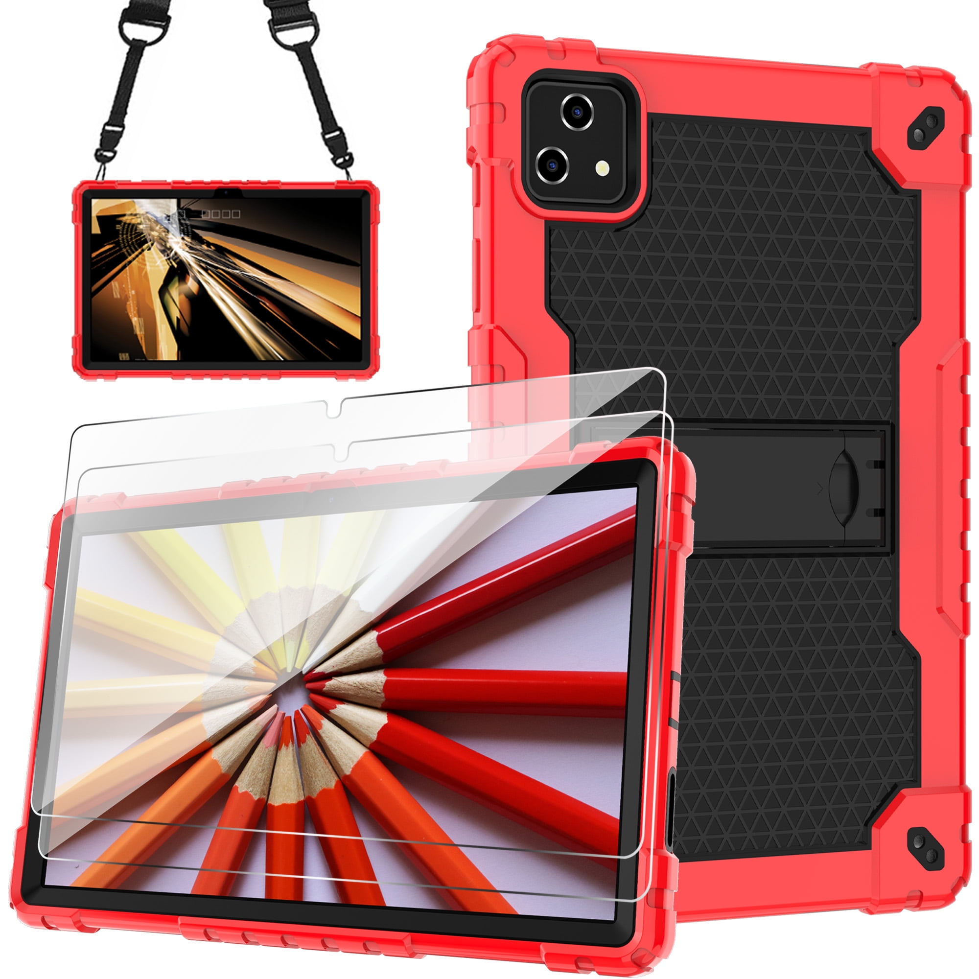Soatuto Case For T-Mobile Revvl Tab 2 2025 Released 10.1 Inch With 2 PCS Screen Protector Hybrid Shockproof Protective Case Hard Shell Built In - View #8