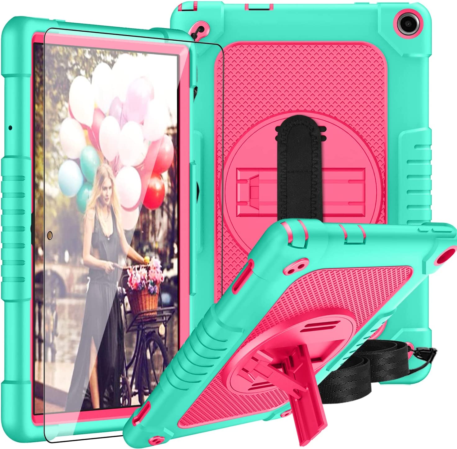 SOATUTO For Walmart Onn 10.1 2022 Case Shockproof Armor Cover For