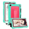 thumbnail image 1 of SOATUTO For Walmart Onn 7 Gen 3 Case / Onn 7 2022 Model Tbalet Case Built in Shoulder Strap & Stand With HD Tempered Glass Screen Protector For Walmart Onn 7 2022 Model 100071481 - Green+Pink&2 Pcs, 1 of 6