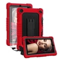 thumbnail image 1 of SOATUTO For Walmart Onn 7 Gen 3 Case / Onn 7 2022 Model Tbalet Case Built in Shoulder Strap & Stand With HD Tempered Glass Screen Protector For Walmart Onn 7 2022 Model 100071481 - Red+Black&2 Pcs, 1 of 6