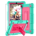 thumbnail image 1 of SOATUTO For Walmart Onn 7 Gen 3 Case / Onn 7 2022 Model Tbalet Case Cover Built in Shoulder Strap & Stand 3 Layer Protective Armmor Protective For Walmart Onn 7 2022 Model TBPRP100071481 - Green+Pink, 1 of 6