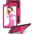 thumbnail image 1 of SOATUTO for Gateway Tab 8" Case FOXXD T8 Sunshine T1 Elite Tablet Case Shockproof Rugged Hybrid Case with Stand for NUU Tab 8 T0801L T0802/TECLAST P80H P80X Mix/VUCATIMES N8/Qlink Scepter 8 inch, Pink, 1 of 6