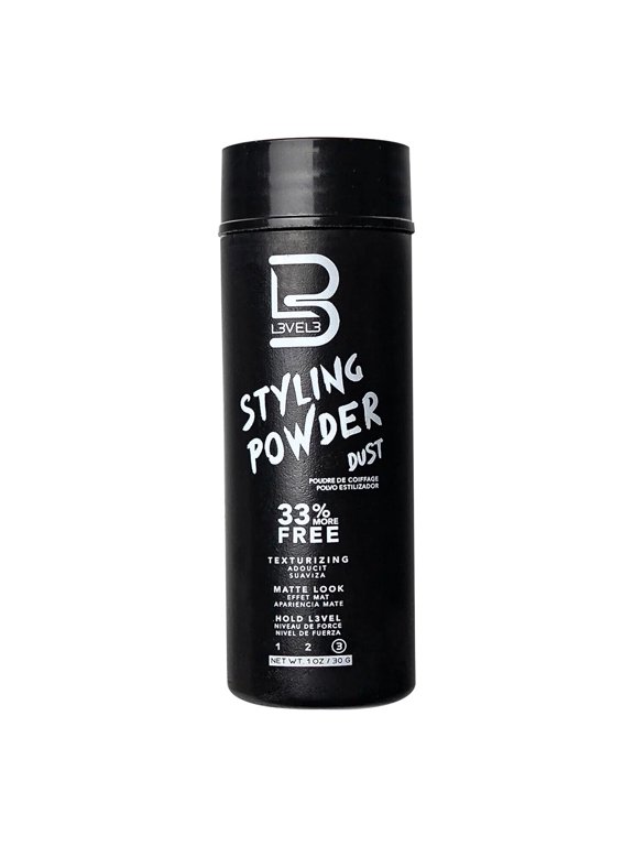 L3 Level 3 Styling Powder - Natural Look Mens Powder - Easy to Apply with No Oil or Greasy Residue - 1 Pcs