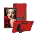 thumbnail image 1 of SOATUTO for Lenovo M10 Plus Case for Lenovo Tab K10 Case DropProof Shockproof Rugged Hybrid Case Built in Stand for Lenovo Tab M10 Plus 2020 2nd Gen / for Lenovo Tab K10 TB-X6C6F Tablet - Red+Black, 1 of 5