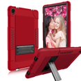 thumbnail image 1 of SOATUTO for Lenovo P11 Plus Case Shockproof Kids Friendly Case Built in Stand For Lenovo P11 Plus / P11 2021 Model TB-J606F TB-J606X TB-J616F - Red+Black, 1 of 6