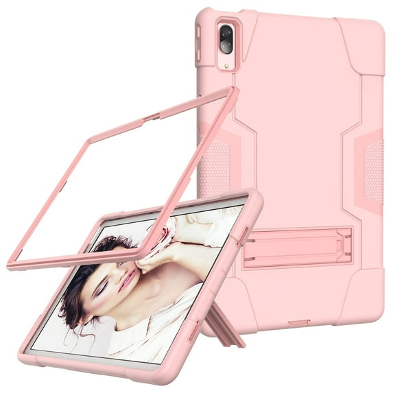 SOATUTO for Lenovo P11 Pro Case 11.5" Model: TB-J706F J706L , Shockproof Kids Friendly Sturdy Armmor Cover Case Built-in Kickstand for Lenovo Tab P11 Pro 11.5 inch 2020 Release -Rose Gold