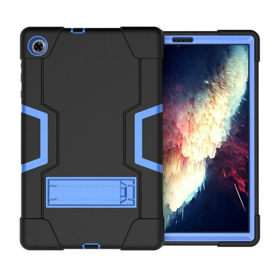 SOATUTO Lenovo Tab M10 Plus 10.3 inch Tablet Case Hybrid Shockproof Rugged Anti-Impact Protection Cover Built in Kickstand For Lenovo Tab M10 Plus TB-X606F / TB-X606X 10.3 inch(Black+Blue)