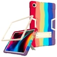 thumbnail image 1 of SOATUTO Lenovo Tab M10 Plus 10.3 inch Tablet Case Hybrid Shockproof Rugged Anti-Impact Protection Cover Built in Kickstand For Lenovo Tab M10 Plus TB-X606F / TB-X606X 10.3 inch(Rainbow), 1 of 6