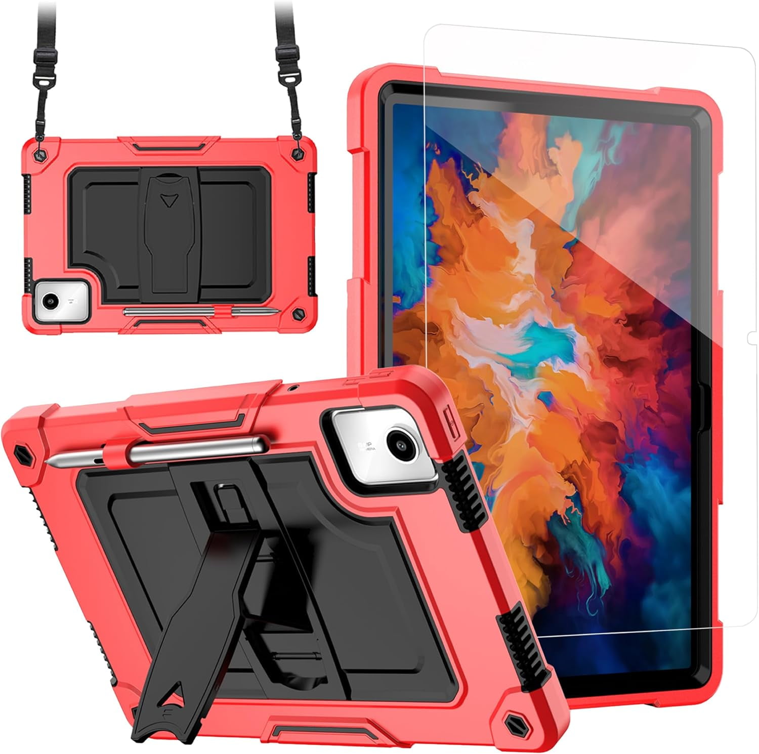 SOATUTO for Lenovo Tab M11/K11 LTE 11-inch 2024 Lenovo Xiaoxin Pad 2024 TB331FC Tablet Case, Shockproof Case with Tempared Glass for Lenovo M11 Tablet (TB330FU / TB330XU) Tablet (Red/Black/2PCS) - Walmart.com SOATUTO for Lenovo Tab M11/K11 LTE 11-inch 2024 Lenovo Xiaoxin Pad 2024 TB331FC Tablet Case, Shockproof Case with Tempared Glass for Lenovo M11 Tablet (TB330FU / TB330XU) Tablet (Red/Black/2PCS) - Walmart.com