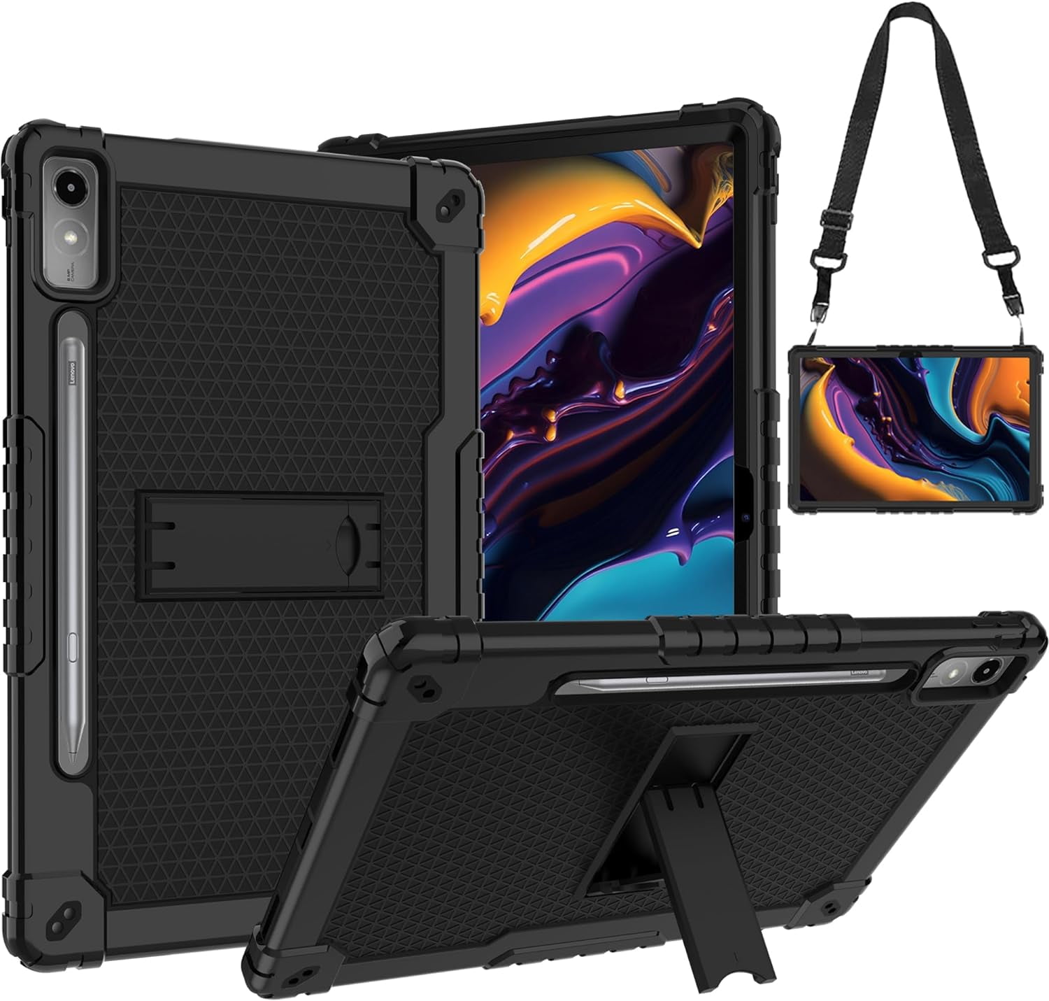 SOATUTO for Lenovo Tab P12 12.7 Inch 2023 Tablet Case, Built SOATUTO for Lenovo Tab P12 12.7 Inch 2023 Tablet Case, Built
