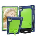 thumbnail image 1 of SOATUTO for Moderness Tab MB1001 10.1" Case W/ Shoulder Strap Stand Soft Silicone Case for ZZB Velorim Freeski OLEXEX Bestski CZZ Tablet Case with HD Clear Screen Protector Film - Navy+Green/1 Pcs, 1 of 6
