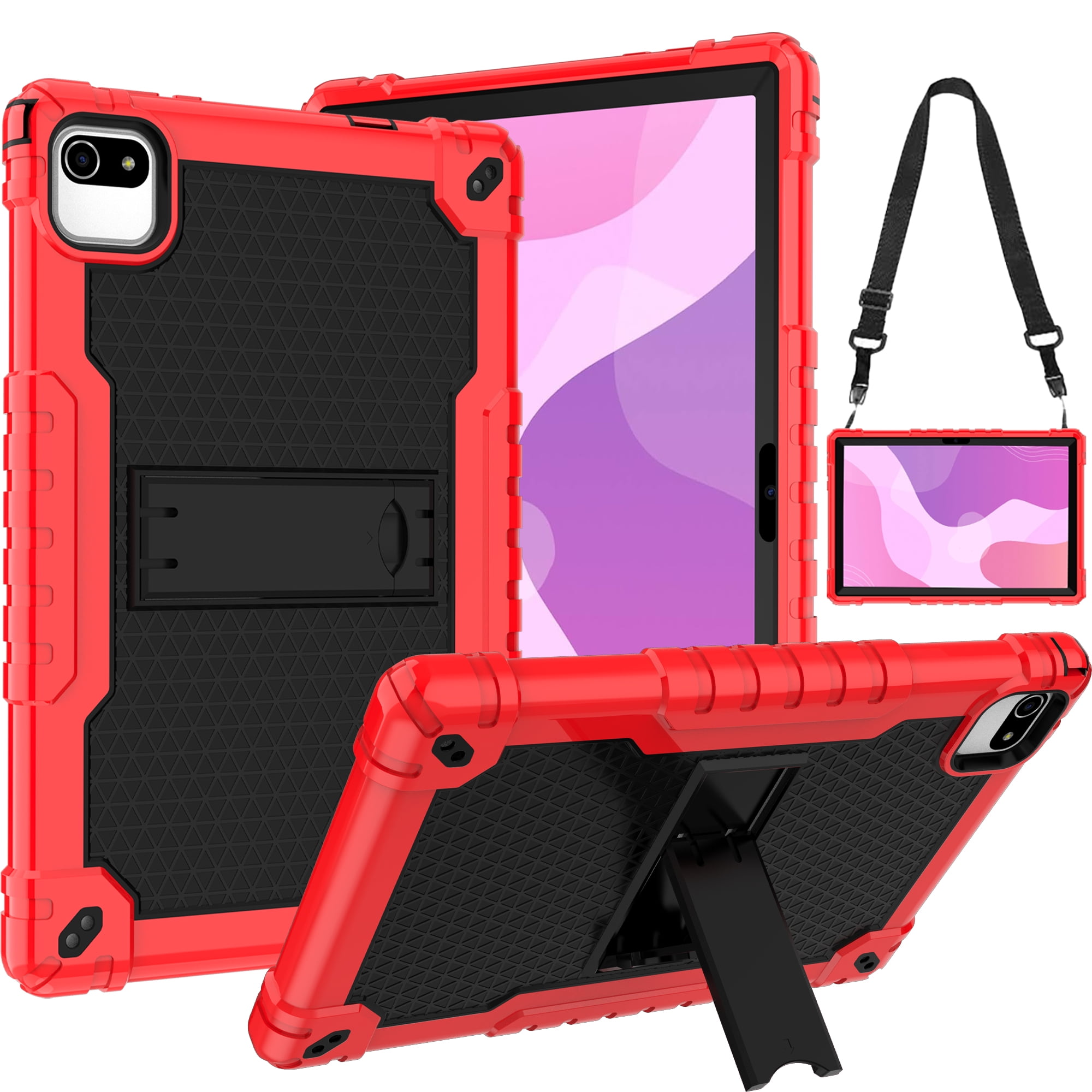 SOATUTO for Moderness Tablet MB1001 10.1 inch Case with Shoulder Strap Stand Soft Silicone Hybrid Case for 10 inch ZZB Velorim Freeski OLEXEX Bestski SOATUTO for Moderness Tablet MB1001 10.1 inch Case with Shoulder Strap Stand Soft Silicone Hybrid Case for 10 inch ZZB Velorim Freeski OLEXEX Bestski