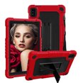 thumbnail image 1 of SOATUTO for Moxee Tablet 2 Case 8 inch Heavy Duty Moxee 8 inch Model MT-T8B22 Shock Resistant Rugged Hybrid Kids Friendly Cover Built-in Adjustable Kickstand Shoulder Strap - Red+Black, 1 of 1