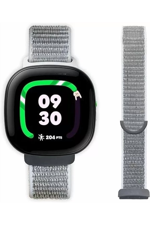 Nylon Band Compatible with Fitbit Ace LTE, Breathable Braided Wristband Soft Sport Loop Replacement Strap for Google Ace LTE