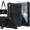 thumbnail image 1 of SOATUTO for Onn 10.1 (Gen 4) 2024 (Model: 100135925) Tablet Case Built in Kickstand Hand Free Heavy Duty Protective Case for Onn 10.1 Tablet Case (Gen 4) 2024 Tablet (Black/Black/1 PC), 1 of 9