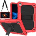 thumbnail image 1 of SOATUTO for Onn 10.1 (Gen 4) 2024 (Model: 100135925) Tablet Case Built in Kickstand Hand Free Heavy Duty Protective Case for Onn 10.1 Tablet Case (Gen 4) 2024 Tablet (Red/Black), 1 of 8